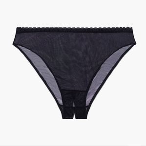 NWT Savage X Fenty Mesh Crotchless Panties